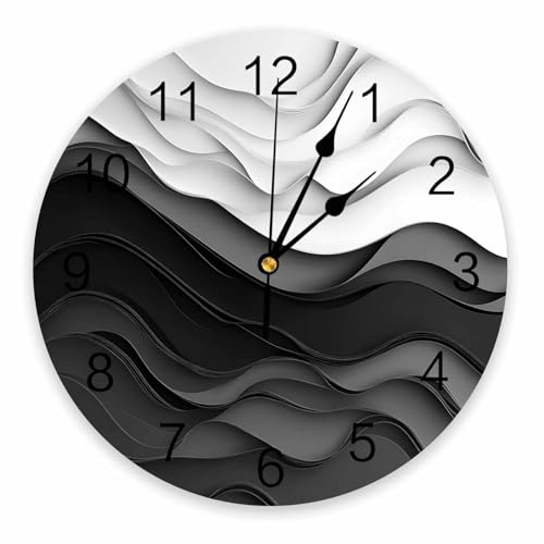 Reloj de Pared de 10 Pulgadas Silencioso y Elegante miniatura 1