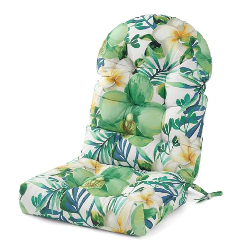 Image of mudilun Adirondack Chair Cushions Non-Slip Indoor Rocking Chair Cushion with Ties Tufted Adirondack Chair Pads for Bedroom Living Room Porch Rocker