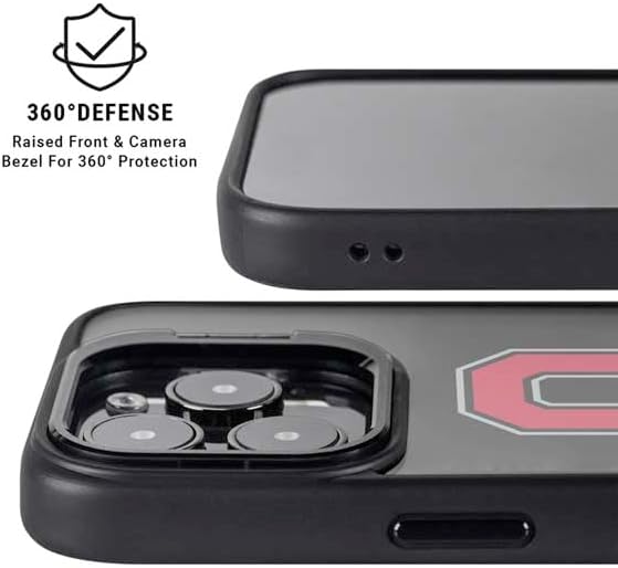 Skinit Kickstand Phone Case Compatible with iPhone 14 Pro Max - Officially Licensed Ohio State University OSU Design