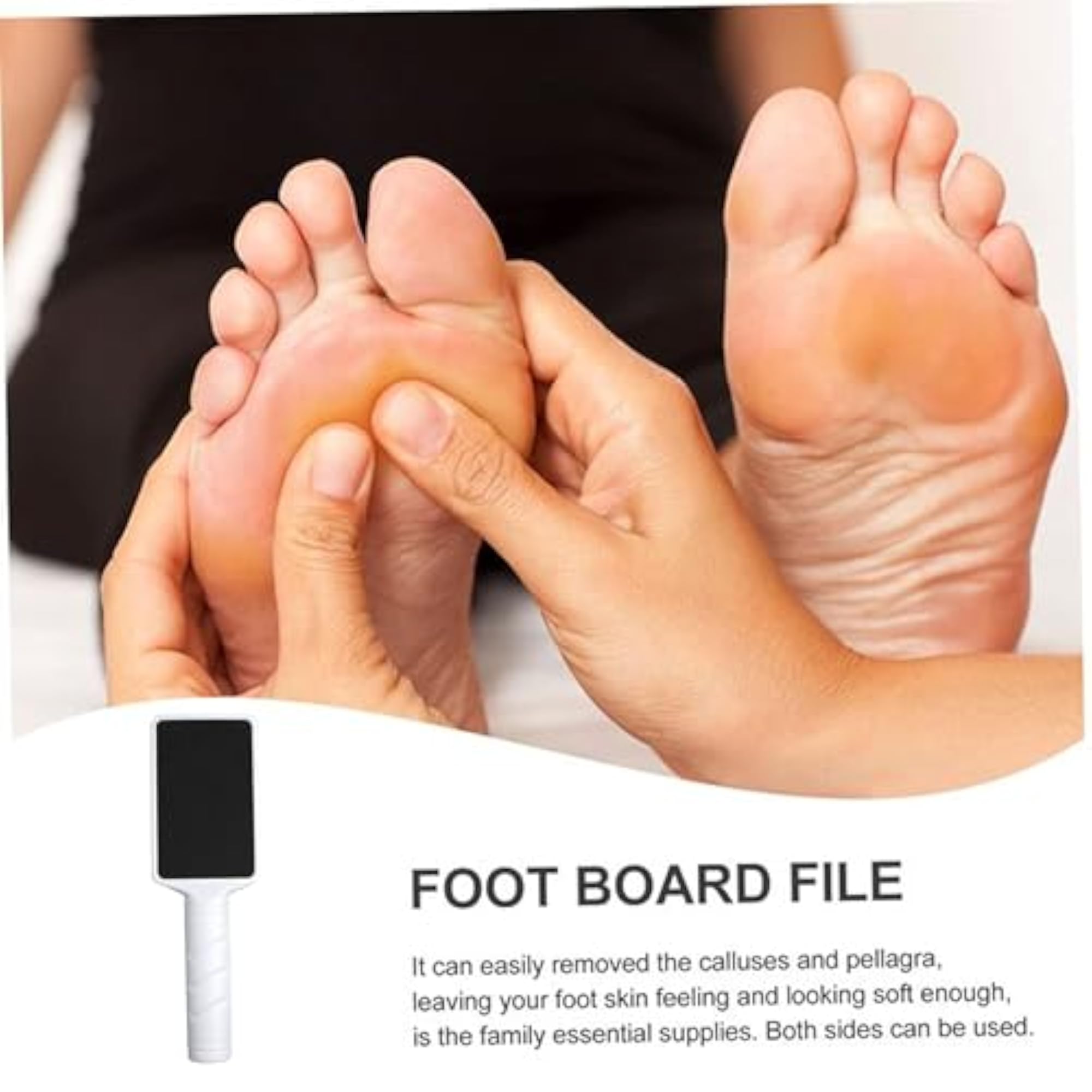 Plastic Foot Scrubber with Square Shape for Callus Removal