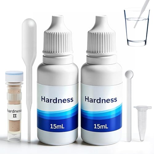 Ciomiliaro Drinking Water Test Kit, Quick Strips for Swimming Pool Water, Precise Hardness Analysis Kit, Water Analysis Strips to Test Hardness, Easy Use, Tap, Aquarium