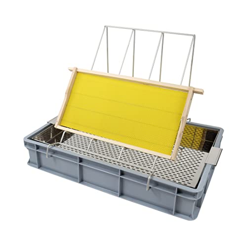 Entdeckelungsgeschirr PREMIUM 100 mm für Rähmchen Entdeckelungswanne Imker – Bild 3