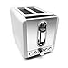 ONSON 2 Slice Toaster Stainless Steel,Bagel Toaster - 5 Bread Shade Settings,Bagel/Defrost/Cancel Function,Extra Wide Slots, Removable Crumb Tray, Stainless Steel Grill, Suitable for Croissants,and Various Bread Types (825W, Silver)