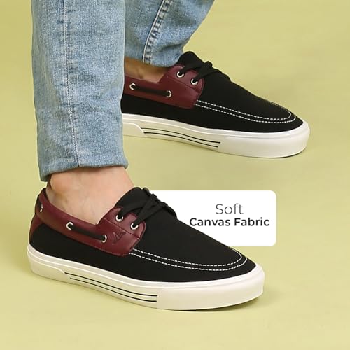 Image of YOHO Sailor Men's Versatile Stylish Breathable Canvas Boat Shoe
