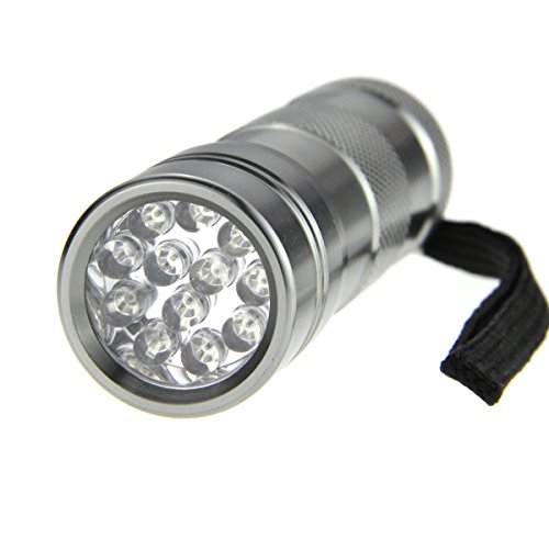 Mini Pocket 12u00a0LED UV Violet lampe de poche pour l'argent détecteur, détecteur de fuites, Cat-dog-pet urine, spot de Scorpions