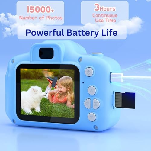 Image of Maizic Smarthome Kids Digital Camera for Photos & Video | Mini Camera Toy with 2-Inch Screen & USB Rechargeable | 40 MP Camera Toy | Fun & Educational Gift for Boys & Girls Age 3-10 | (Camy Blue)
