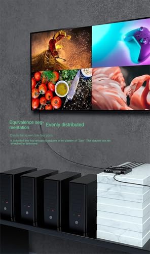 Image of MICROWARE 4X1 HDMI Multi-viewer Quad Screen Real Time Multiviewer with HDMI Seamless Switcher Function Full 1080P&3D Support 5 Modes for PS3 /PC /STB /DVD