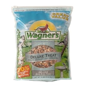 Wagner’s 62067 Deluxe Treat Blend Wild Bird Food, 4 Pound (Pack of 1)