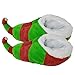 Holibanna Pantofola di Peluche di Natale Pantofole Calde E Morbide Pantofole da Elfo di Natale Antiscivolo per Adulti Bambini Festa di Natale 30CM