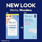 Bioré Original Blackhead Remover Strips, Deep Cleansing Nose Strips With Instant Pore Unclogging, Features C-Bond Technology, Oil-Free, Non-Comedogenic Use, 14 Count - Image 2