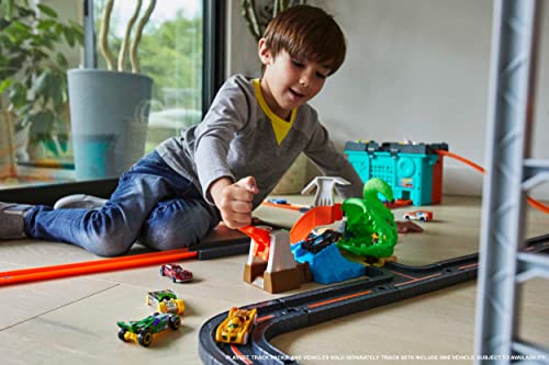 Hot Wheels- ​Playset Attacco dell'Alligatore