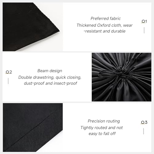 3er-Pack Tragbare Tasche Mit Kordelzug, Aufbewahrungstasche Mit Doppeltem Kordelzug, Wasserdichter Kopfhörergurt, Reise-Aufbewahrungstasche, Praktischer Kleidersack (20 X 25 cm)