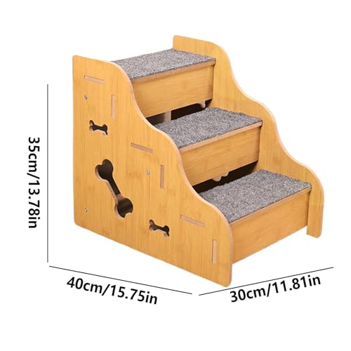Cama para perros con escalera de escalada ideal para sofá de salón 7