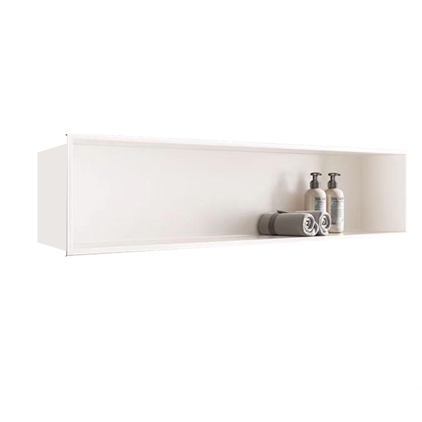 ZBJDX 90 32cm Shower Niche Bathroom Recessed Shower Niche No Tile Need Wall-Inserted Niche Recessed Shower Caddy for