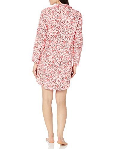 Image of Amazon Essentials Women's Woven Flannel Notch Collar Nightgown (Available in Plus Size)