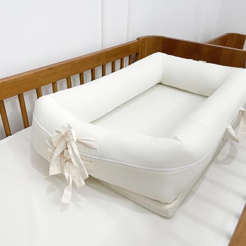 Redutor de Berço Palha Ninho Baby 100% Algodão Percal Menina Meni...