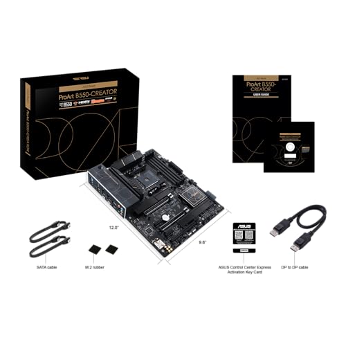ASUS ProArt B550-Creator Mainboard AM4 Sockel mit PCIe 4.0 und Thunderbolt 4