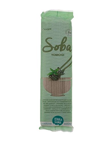 Terrasana Soba Yomogi Espaguetis Japoneses De Trigo Sarracen 250 G 250 ml