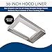 Broan-NuTone LB30 Box Hood Liner for Kitchen Range Hoods, Silver, 30
