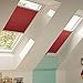 Produktbild Orignal VELUX Wabenplissee / Faltstore DuoLine FHC M04 1162S / Bedienart : Manuell / Farbe : Uni Kirschrot / Fenstergröße : 334 / Fenstertypen : GIL, GIV, GDL, VFE, VFA, VFB, GEL, VEA, VEB, VEC _14573
