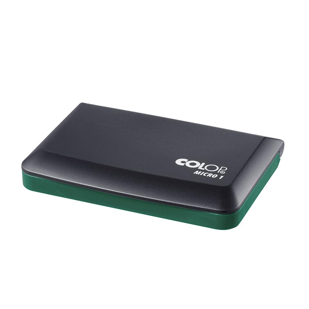 Cuscinetto Timbro Micro 1 COLOP Verde - 50x90 Mm Per Ufficio E Scuola - Foto 4