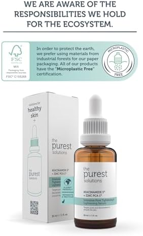 The Purest Solutions, Gözenek ve Siyah Nokta Karşıtı, Sivilce Önleyici Niacinamide Cilt Bakım Serumu 30 ml (Niacinamide 5% & Zinc Pca 1%) - Görsel 6