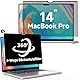 LUSA DESIGN 360° Magnetischer Blickschutzfolie für MacBook Pro 14 Zoll (2024-2021, M4/M3/M2/M1), Anti Glare Blaulicht 14.2 Sichtschutzfolie, Abnehmbar 4-Wege Blickschutzfilter Mac Privacy Screen