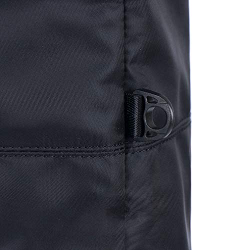 Unisex Large Travel Weekender Bag Overnight Duffle Bag Gym Tote Bag in Trolley Handle (Black)