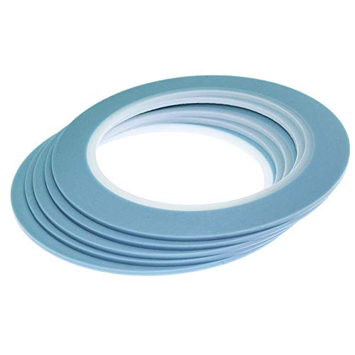 Cinta adhesiva de vinilo de alta temperatura para pintar curvas de coche, 2 mm x 33 metros, 5 unidades Cover