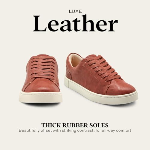 Image of Frye Ivy Low Lace Sneakers for Women - Removable Footbed Shoes - Leather Womens Casual Shoes - Crafted from Soft, Vintage Italian Leather with Removable Molded Footbed