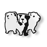 Guinea Pigs - Magnet - Car Fridge Locker - Select Size