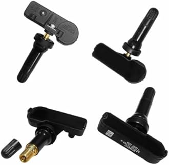 9L3Z-1A189-A TPMS Sensor Tire Pressure Sensor Set of 4 Compatible with Ford F150 F250 F350 Escape Explorer Mustang Edge Fusion Lincoln MKT MKC MKS 9L3Z1A189A,CM5T1A150AA,DE8T1A180AA TPMS-12 315 MHz