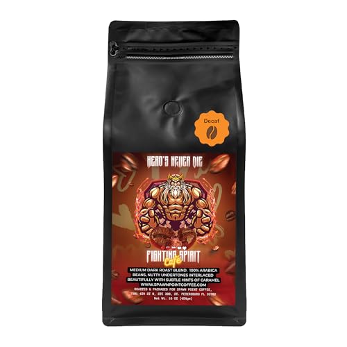 Spawn Point Coffee | Café Descafeinado Tostado Oscuro En Grano 16oz