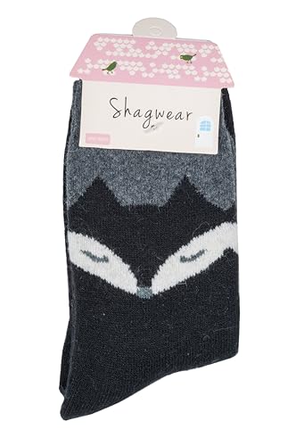 Image of Shag Wear Women's Novelty Angora Socks, Cute Animal Casual Cozy Soft and Warm, 3 Pack