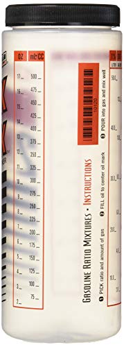 Maxima Racing Oils 10920 Quick-2-Mix Oil/Gas Ratio Mixing Bottle - 20 oz. Capacity