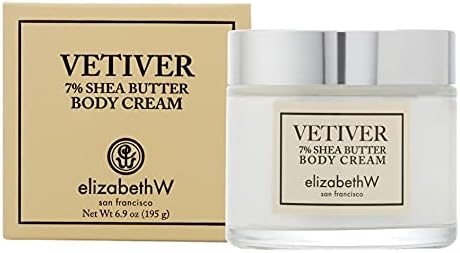 elizabeth W, Vetiver Body Cream, 6.9 Ounces