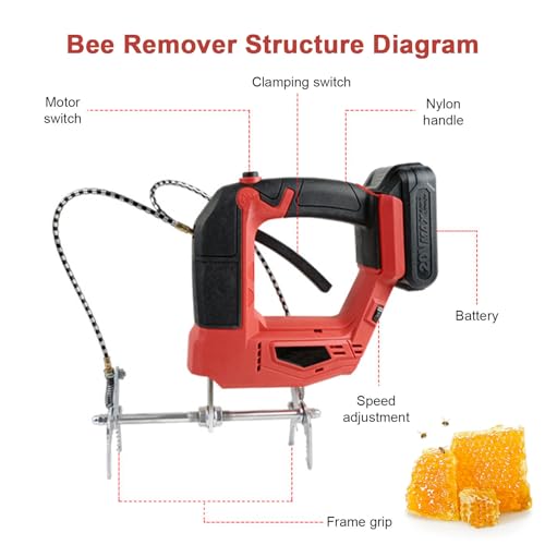 Outil apiculture électrique sans fil pour libérer les cadres de ruche