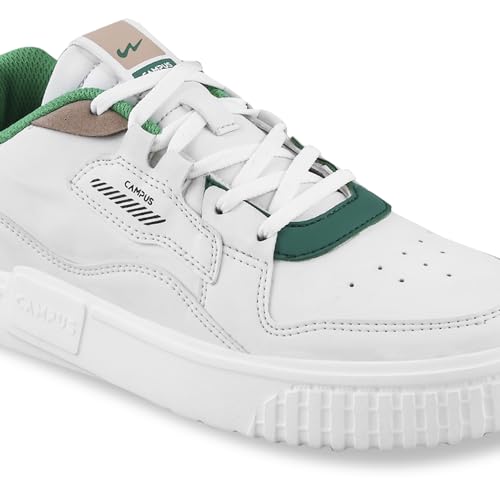 Campus Men Og-11 Sneakers WHT/D.GRN - Image 5