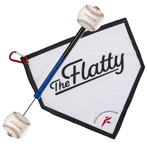 The Rev Shorty Baseball Pitchers Pack - Rev Shorty & The Flatty - Throwing & Pitching Trainer for Baseball, Softball, Waterpolo and Shoulder Warm-ups