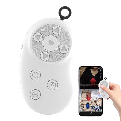 Télécommande portable sans fil de type C rechargeable pour photo | Clicker photo pour téléphone | Pour voyage, conduite, camion, véhicule de plaisance,...