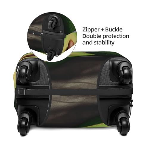 Housse de bagage avocat XL noire lavable pour valise de voyage de voyage de 45,7 à 81,3 cm - 6