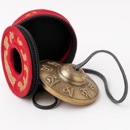 Tipitaka Tibetan Tingsha Cymbal Bells with case | Handcrafted in