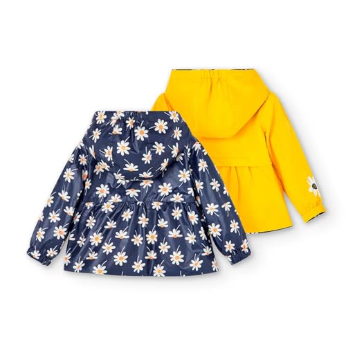 Boboli Reversible Daisy Hooded JACKET in Multi Colour SIZES 2-12 YEARS2