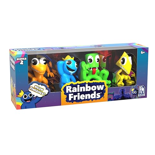 Rainbow Friends Minifigure 4-pack Neon Finish Series 2