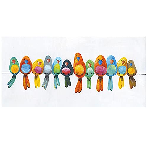 Broderie diamond painting complet oiseau 80x220cm, cadeau d'art DIY