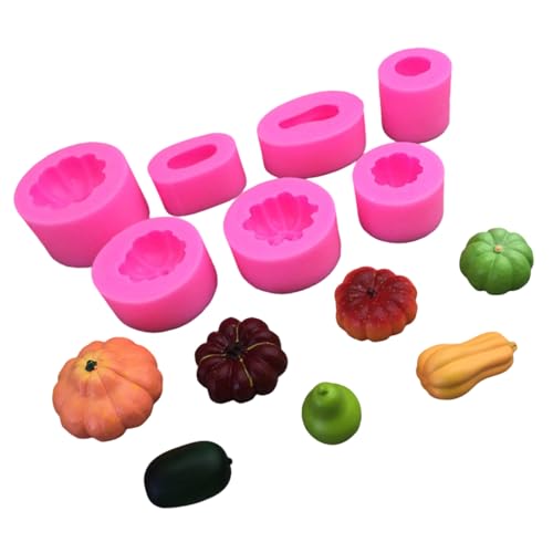 Juego de moldes de silicona para chocolate 7 formas miniatura 2