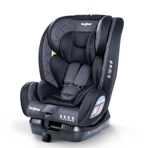 Image of Baybee Convertible Infant Car Seat for Baby 0 to 12 Years with 3 Position Recline, Headrest Height Adjustable | ECE R44 /04 Safety Certified | Travel Baby Car Seat for Toddlers Kids (Black)