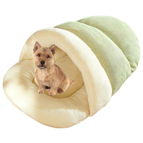 Lifetips ノーリッチテリア(Norwich Terrier) ペットベッド 犬猫兼用 冬用 寝袋型 ふわふわ クッション 保温 防寒 洗える 小型犬 中型犬 室内 おしゃれ 北欧風 ソファ ハウス 快眠グッズ 抱っこ感覚 多頭飼い対応 寝具 抗菌