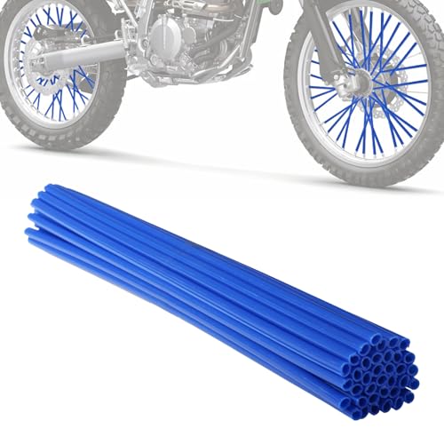 IUVWISN Motorcycle Spoke Skins,Spoke Covers Wheel Wraps Universal for TTR 125 TTR110 TTR90 YZ80 YZ 125 YZ125X YZ250F PW50 PW80 SSR 110 125 8