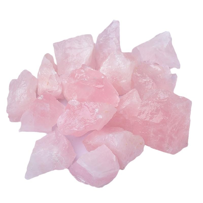 Diffusore per aromaterapia in pietra grezza al quarzo rosa naturale | Pietra decorativa di cristallo rosa autentica al 100% per la diffusione di oli essenziali,